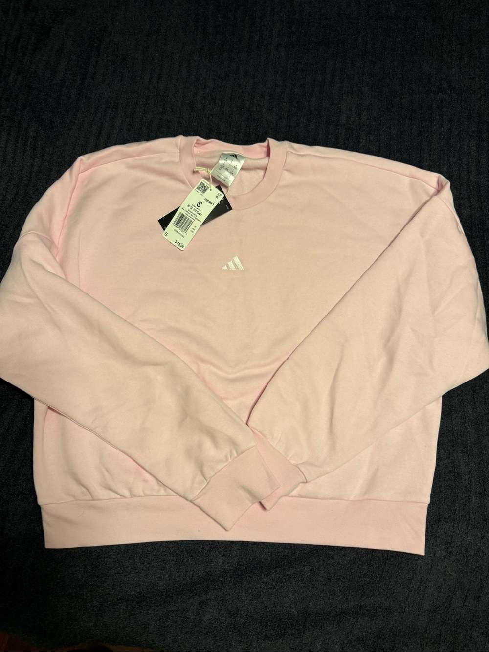 Adidas Pink Crewneck Sweatshirt